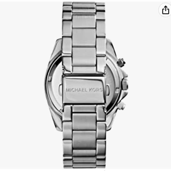 Michael Kors Women's Blair Silver-Tone Watch - Picture 3 of 7